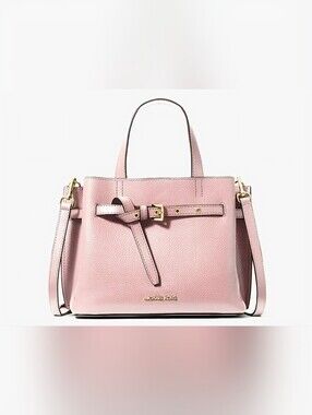 NWT Michael Kors Small Emilia Satchel; Powder Blush Rose